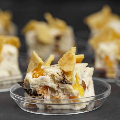 Nougat With Candied Mushrooms