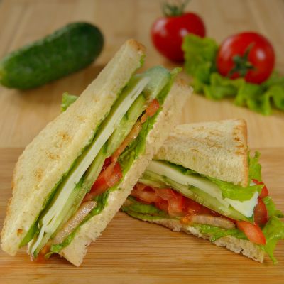 Cheese And Vegetable Sandwich
